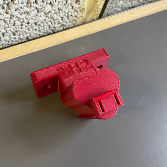 Slanted Tool Mount compatible with Milwaukee M12