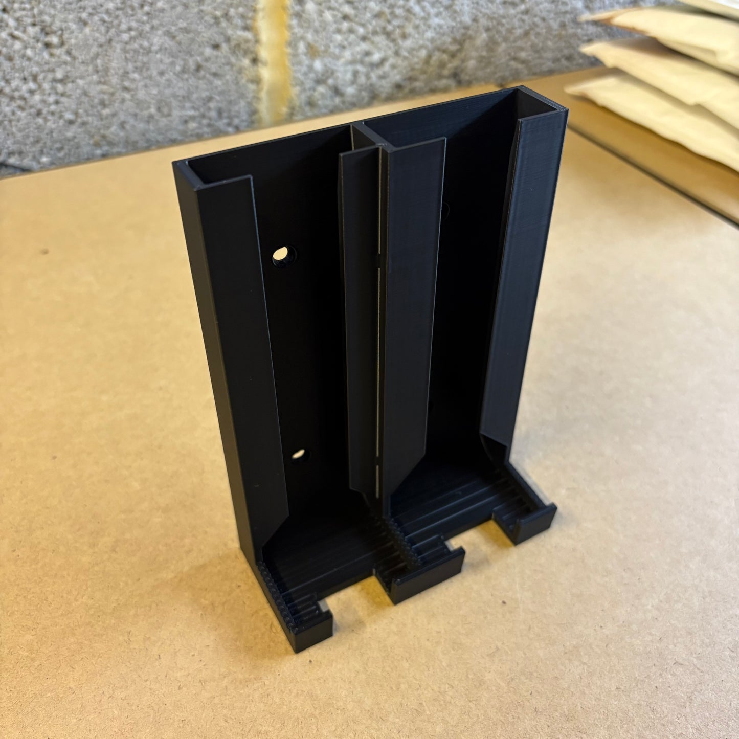 Wall Mounted Battery Holder for AA & AAA Batteries
