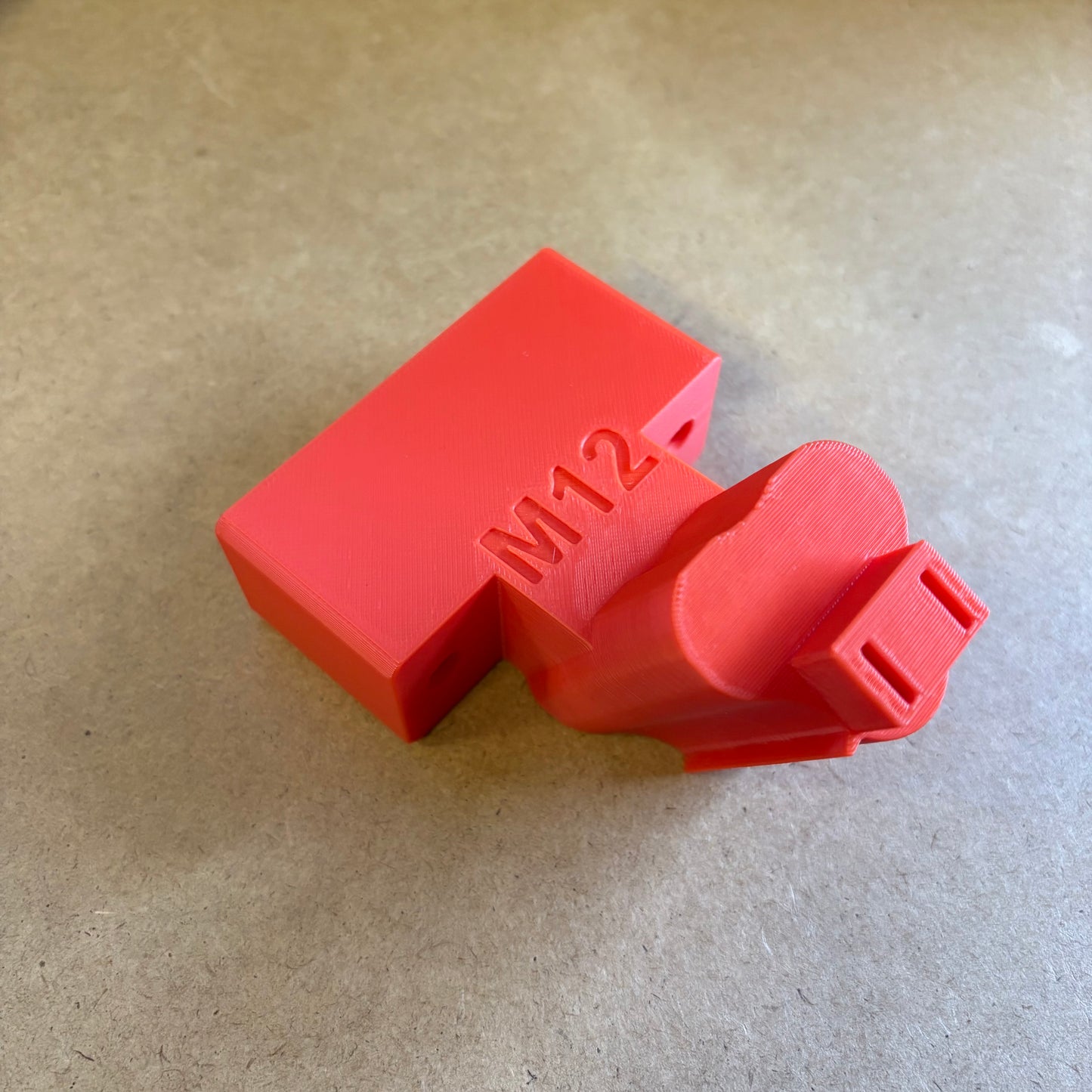 Slanted Tool Mount compatible with Milwaukee M12