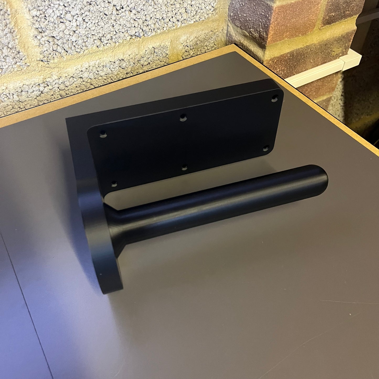 Wall Mounted Blue Roll Holder