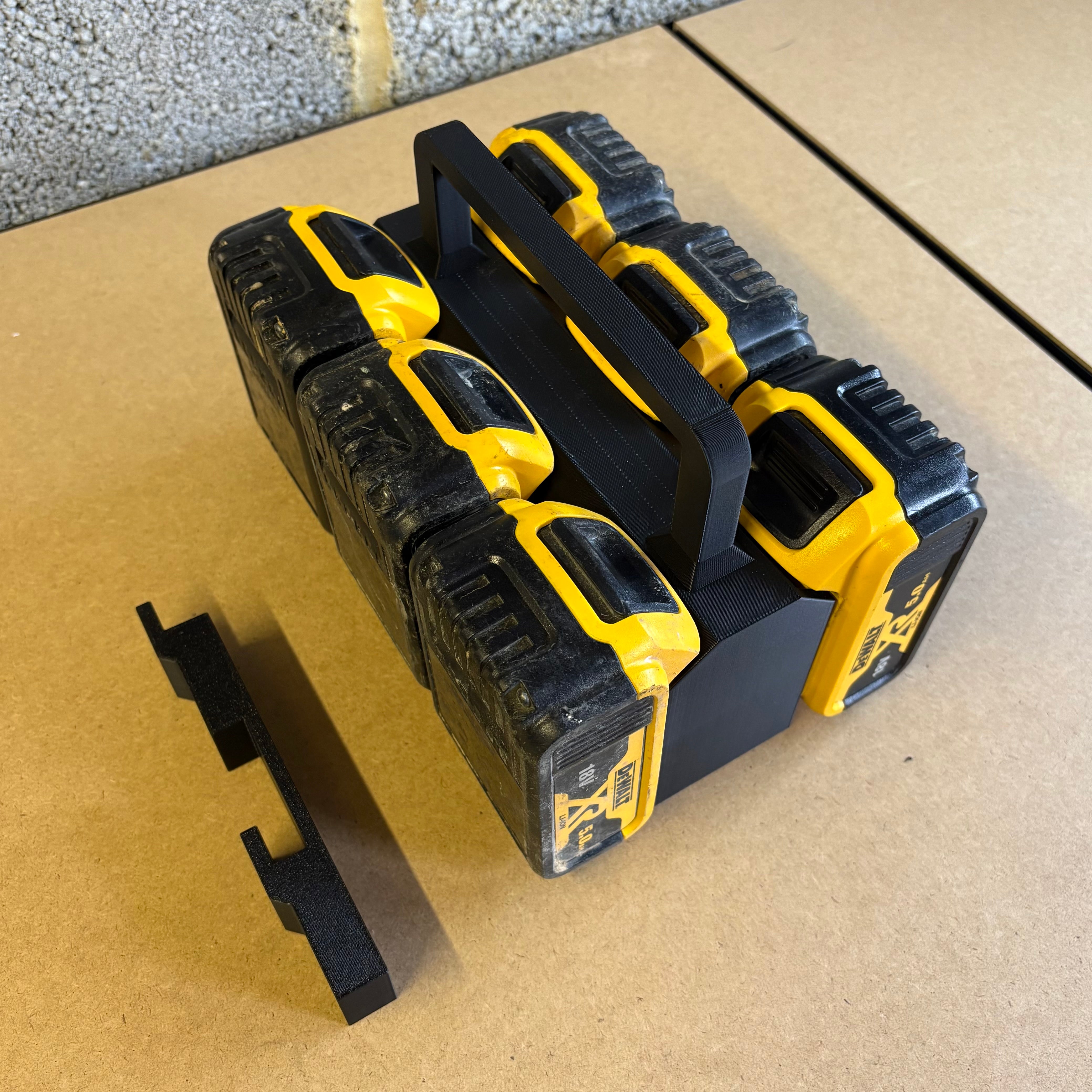 Battery Carrier compatible with DeWALT 18V