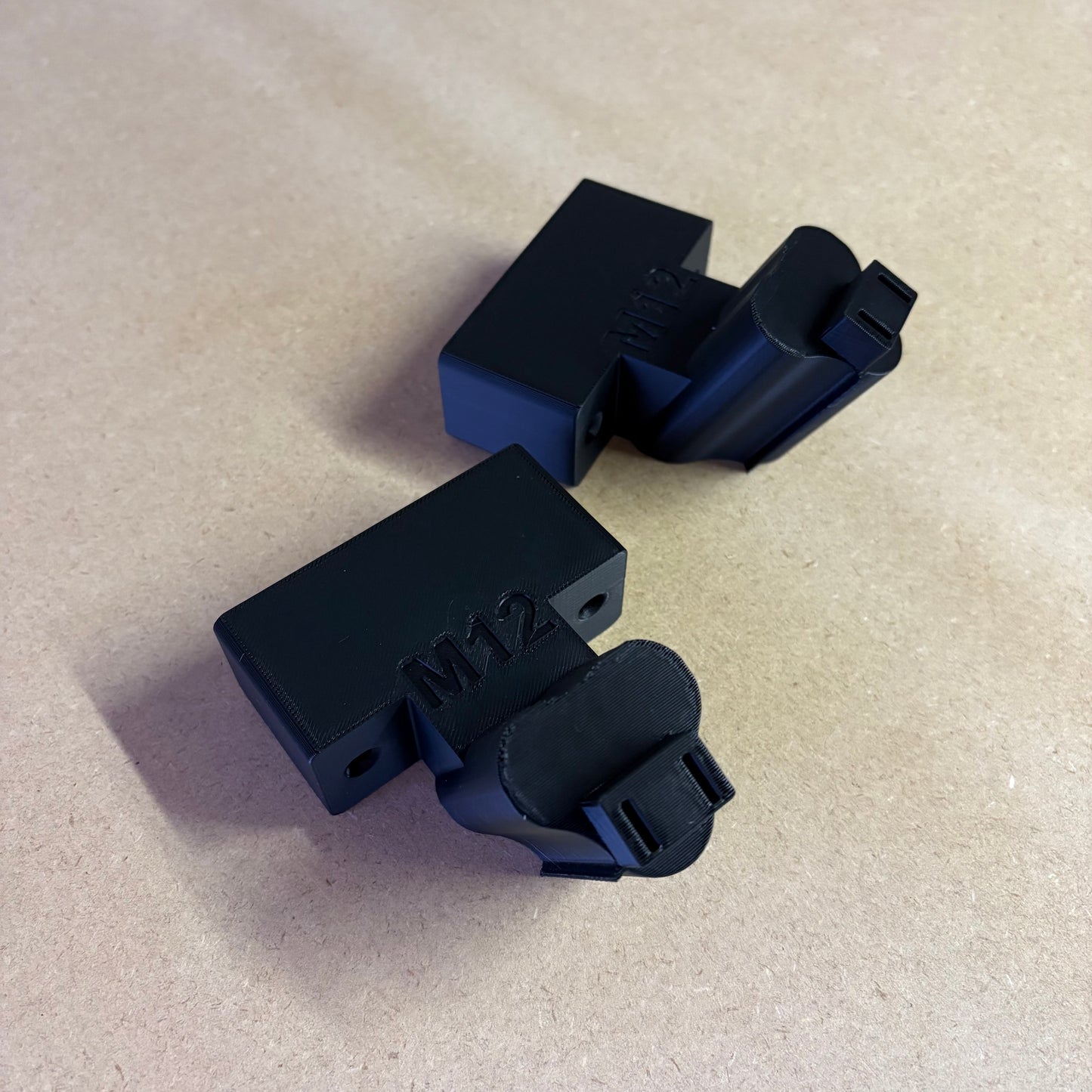 Slanted Tool Mount compatible with Milwaukee M12