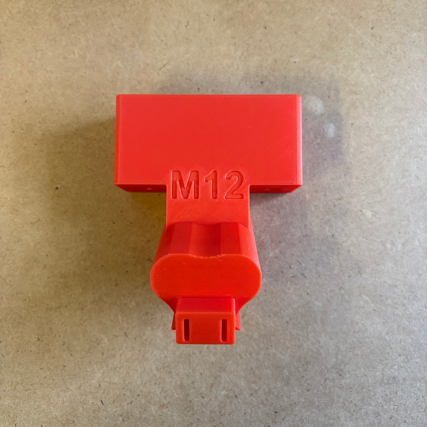 Slanted Tool Mount compatible with Milwaukee M12