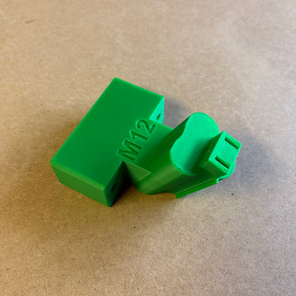 Slanted Tool Mount compatible with Milwaukee M12