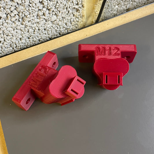 Slanted Tool Mount compatible with Milwaukee M12