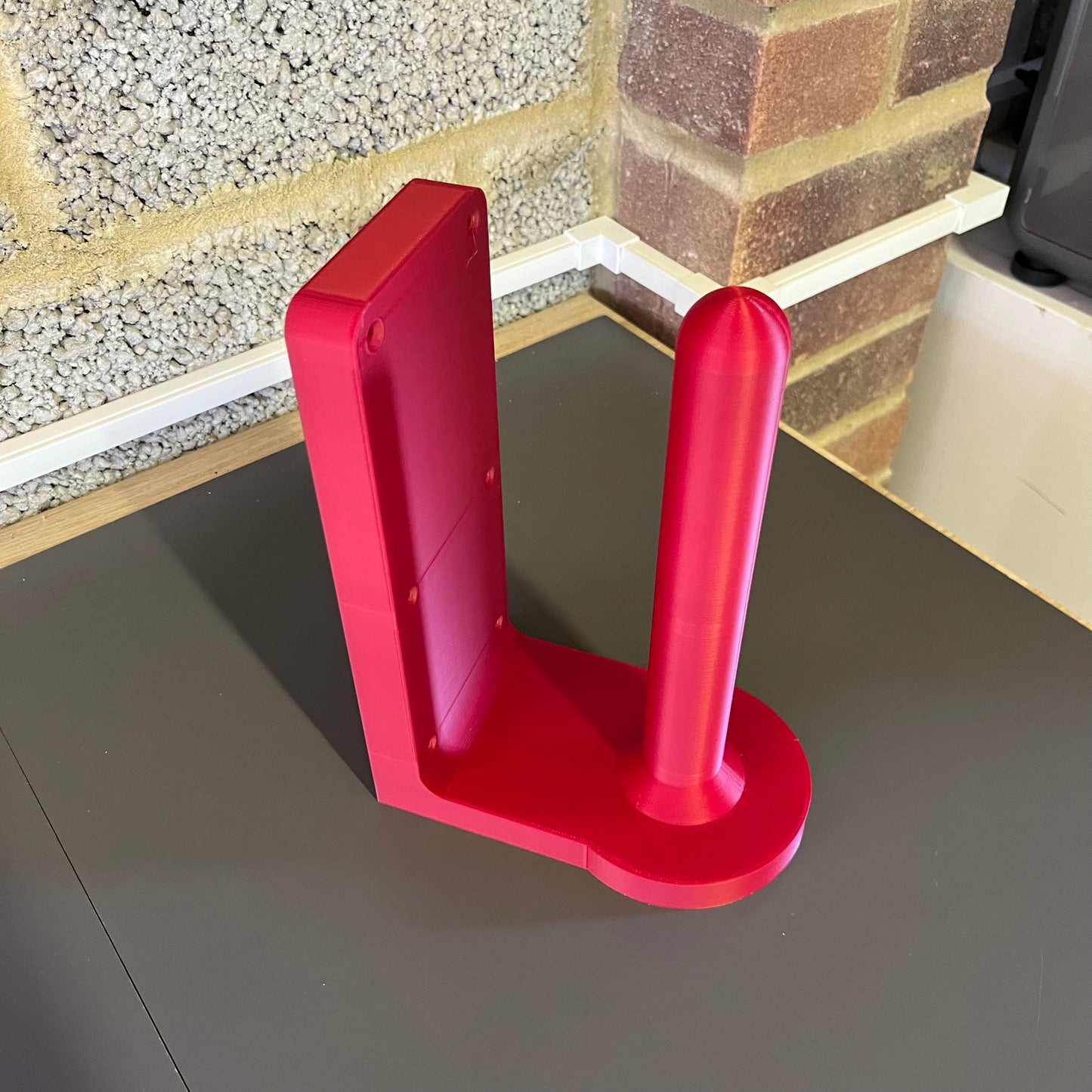 Wall Mounted Blue Roll Holder