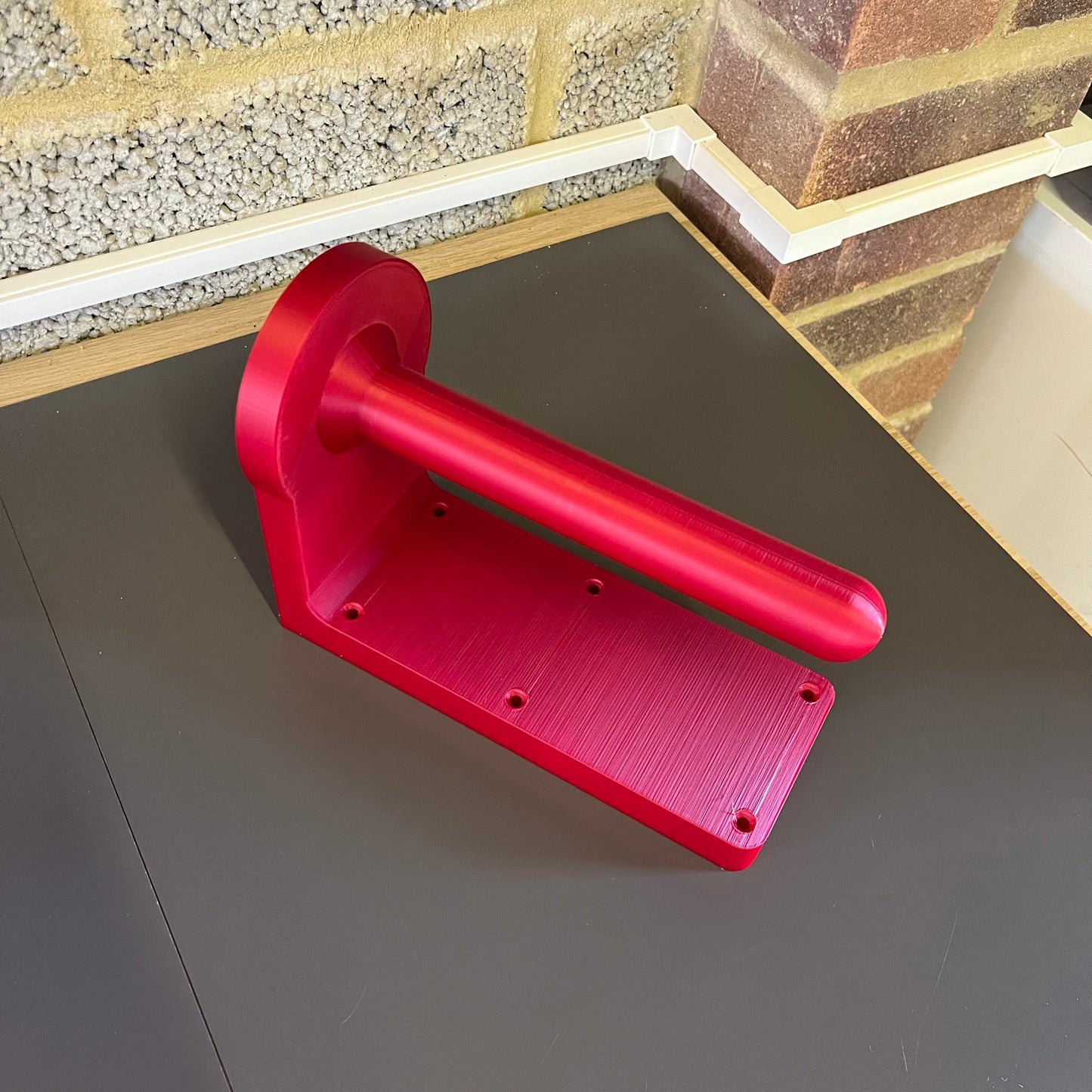 Wall Mounted Blue Roll Holder