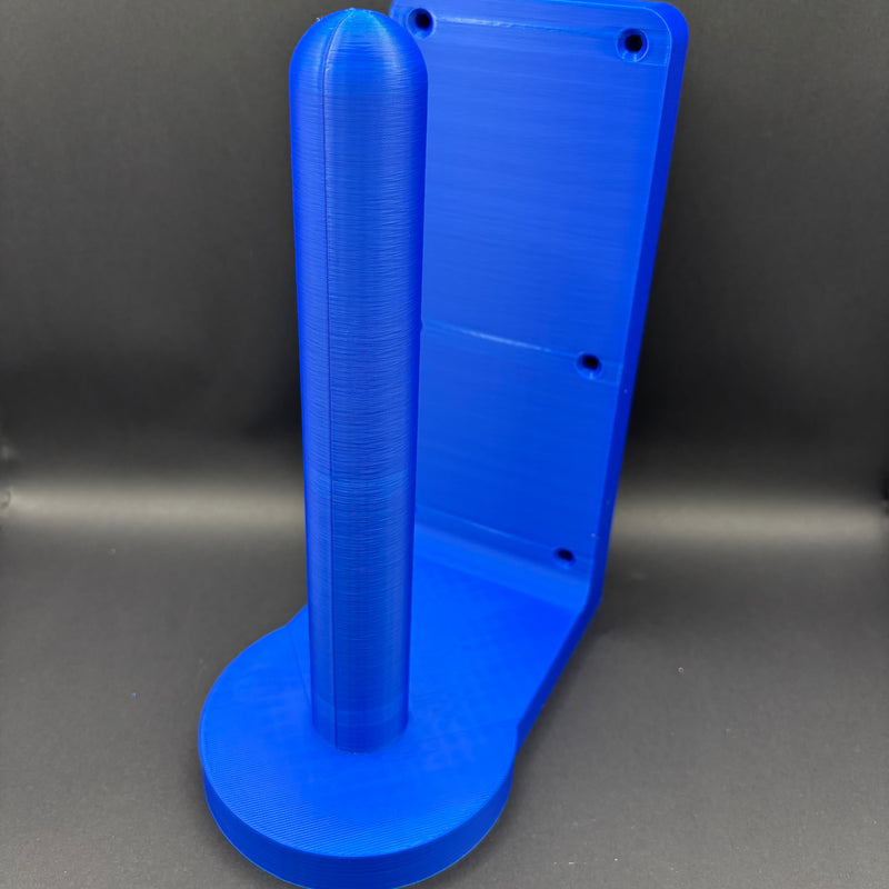 Wall Mounted Blue Roll Holder