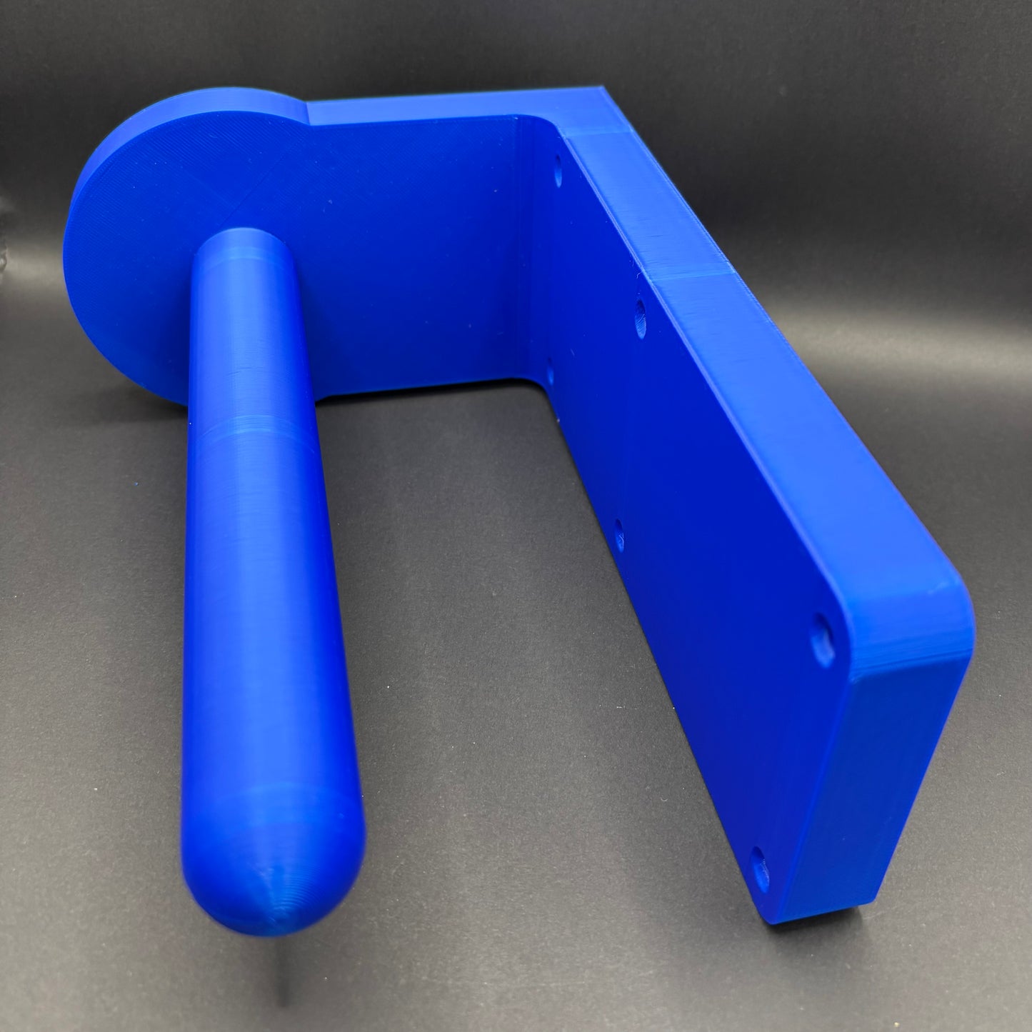 Wall Mounted Blue Roll Holder