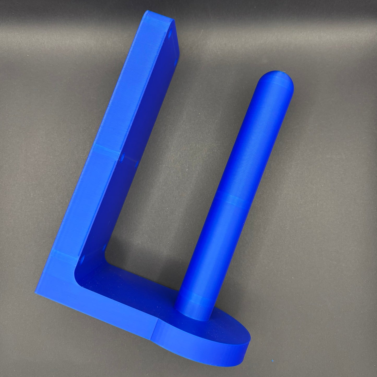Wall Mounted Blue Roll Holder