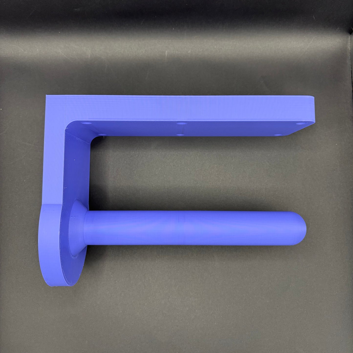 Wall Mounted Blue Roll Holder